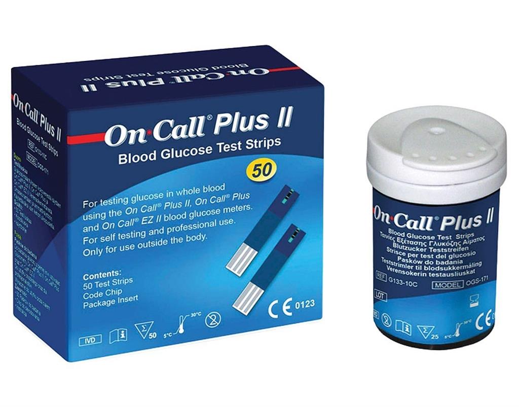ON CALL PLUS CE 50 TIRAS GLUCOSA